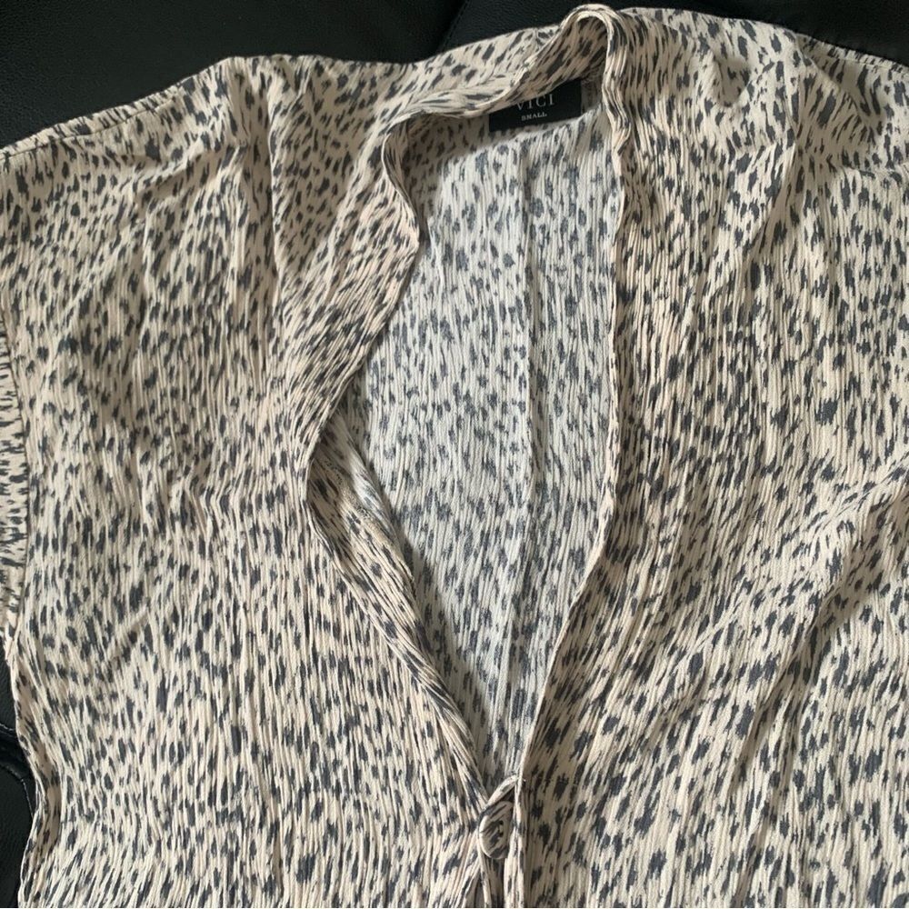 VICI MINI DRESS ANIMAL PRINT CREAM GRAY - Picture 10 of 15